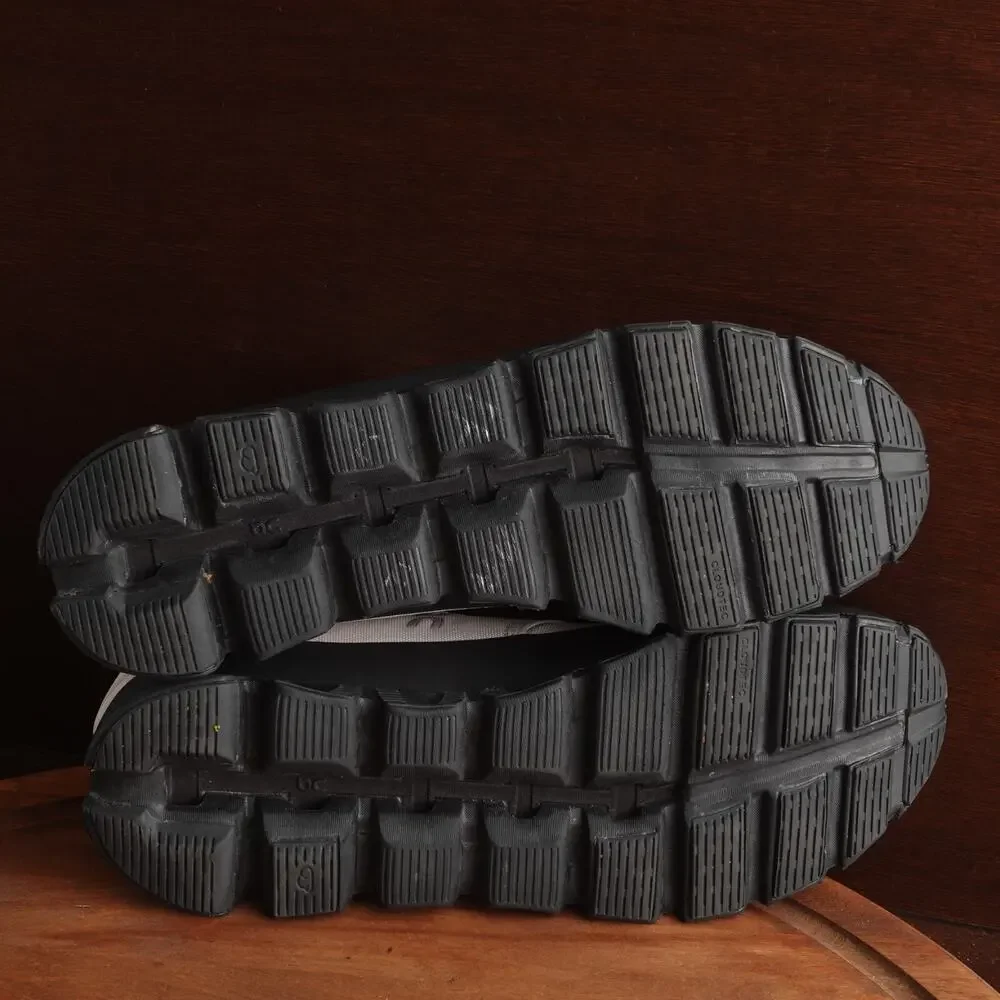 On Running Men's Athletic Shoes in White and Black